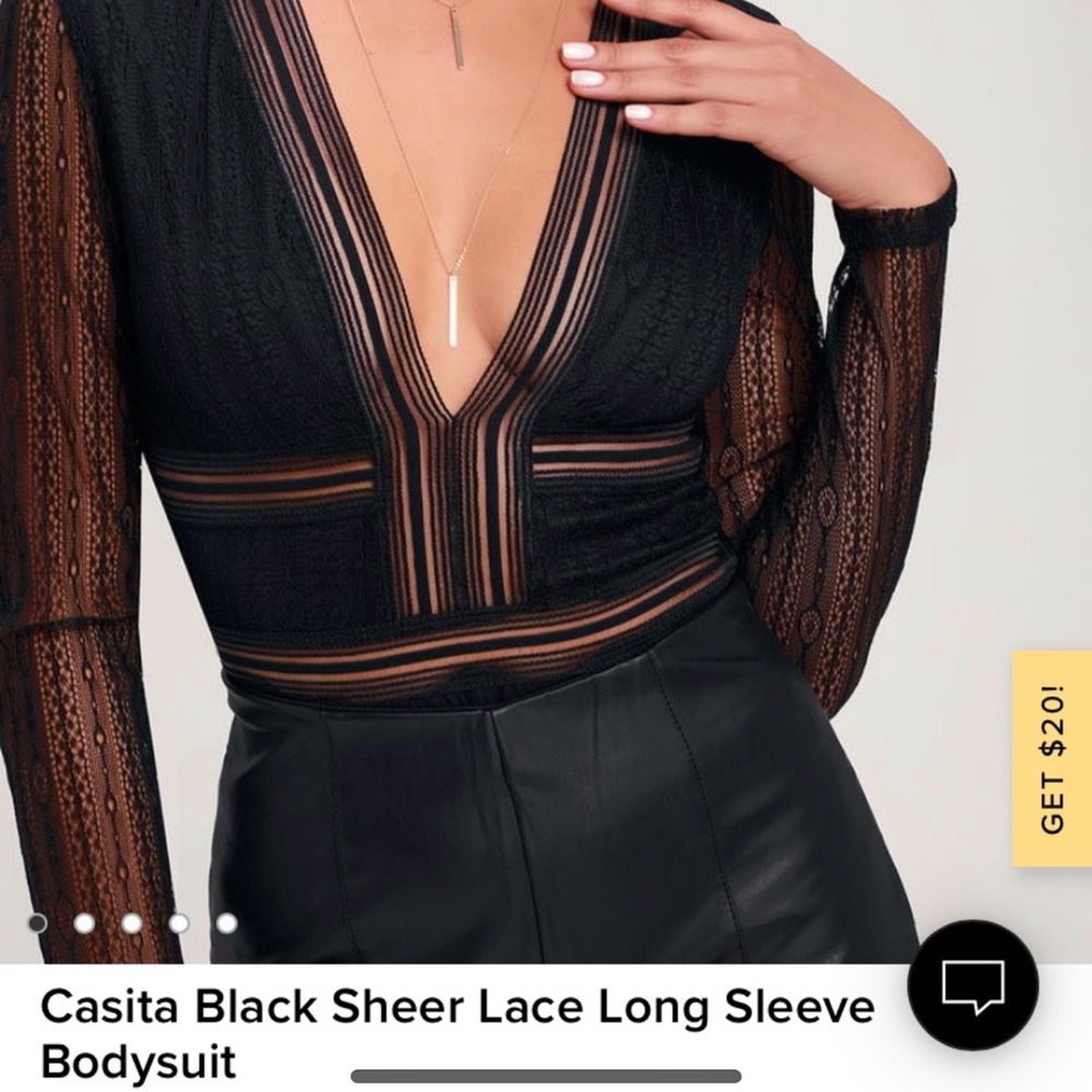 Lulus black body suit